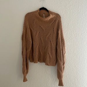 Free People oversized knit sweater
